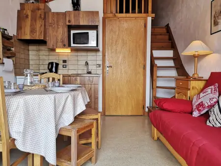 Studio/Cabine avec Mezzanine - Proche Pistes, 5 Pers. - Photo 1