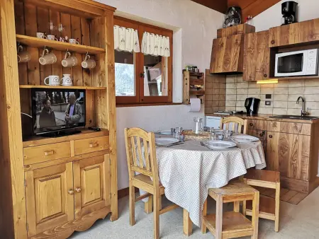 Studio/Cabine avec Mezzanine - Proche Pistes, 5 Pers. - Photo 2