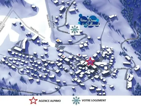 Studio/Cabine avec Mezzanine - Proche Pistes, 5 Pers. - Photo 9
