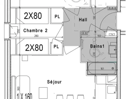 Appartement spacieux 3 pièces Les Saisies, 8 pers, accès piscine - Photo 2