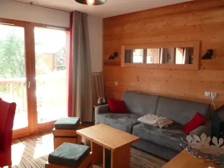 Appartement spacieux 3 pièces Les Saisies, 8 pers, accès piscine - Photo 11