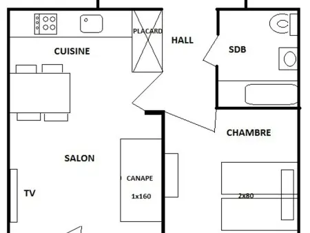 Appartement 2 pièces avec balcon et accès piscine, Les Saisies - Photo 2