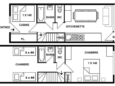 Charmant Duplex 3 Pièces, 8 Pers, Proche Centre & Commerces - Photo 2