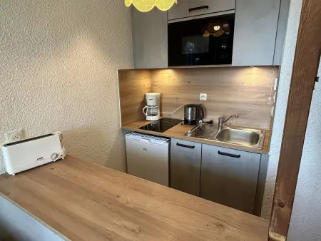 Studio cabine Les Saisies, 4 personnes, central avec balcon - Photo 1