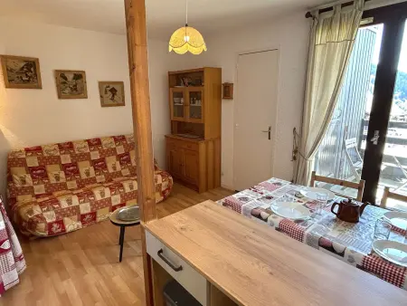 Studio cabine Les Saisies, 4 personnes, central avec balcon - Photo 3