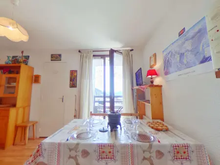 Studio cabine Les Saisies, 4 personnes, central avec balcon - Photo 4