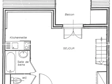 Bagnères-de-Luchon : Duplex calme 4 pers, balcon, parking - Photo 10