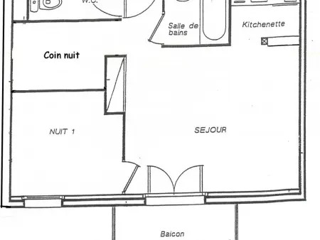 Appartement 2 Pièces avec Cabine, Parking, Internet - Bagnères-de-Luchon - Photo 11