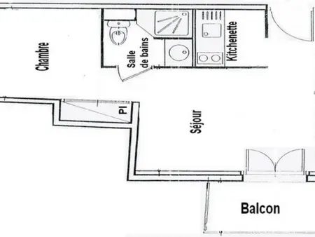 Studio Cabine Calme, Parking, Balcon, Animaux Ok - 4 Pers. à Bagnères-de-Luchon - Photo 8