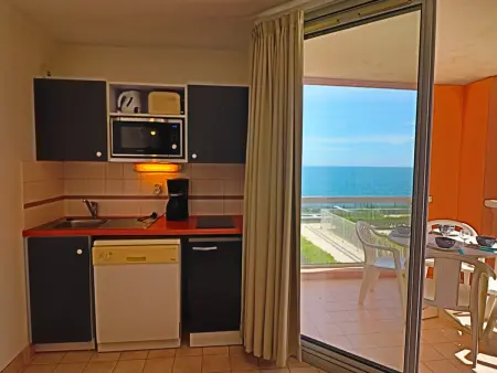 Studio climatisé avec vue mer, piscine et parking - Photo 6