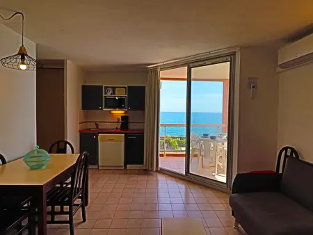 Studio climatisé avec vue mer, piscine et parking - Photo 9