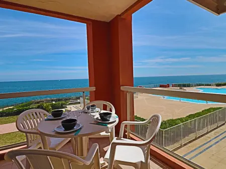 Studio climatisé avec vue mer, piscine et parking - Photo 10