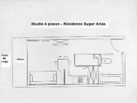 Studio cosy pour 4 personnes avec balcon proche des pistes - Photo 3