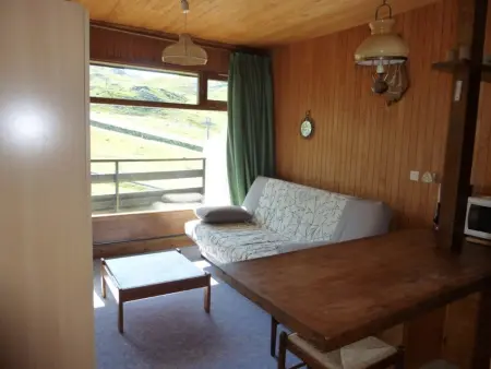 Studio cosy 4 pers, accès direct pistes, balcon, casier à skis - Photo 2