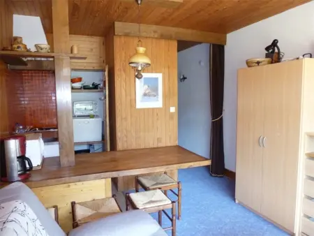 Studio cosy 4 pers, accès direct pistes, balcon, casier à skis - Photo 4