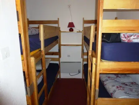 Studio 6 pers au pied des pistes avec balcon, casier à skis et parking gratuit - Photo 5
