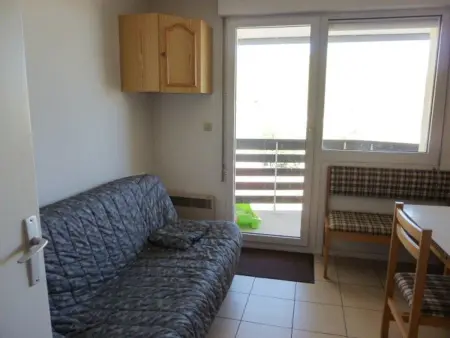 Studio 4 pers, proche pistes avec balcon et parking - Photo 5