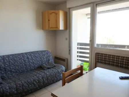 Studio 4 pers, proche pistes avec balcon et parking - Photo 6