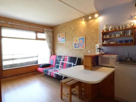 Studio confortable pour 4 pers, accès direct galerie et pistes, ascenseur - Photo 1