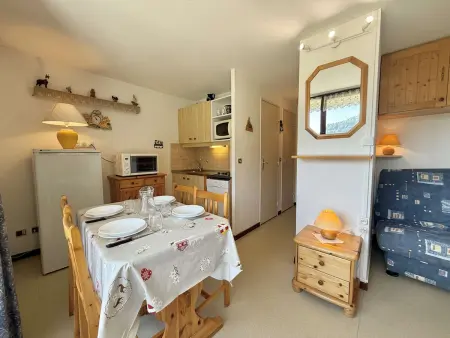 Studio cabine à 700m de Praz-Sur-Arly, navettes gratuites, parking, wifi et ménage inclus - Photo 2
