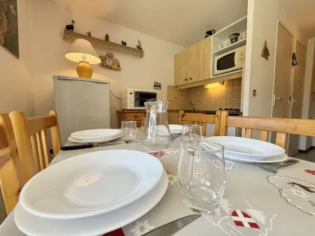 Studio cabine à 700m de Praz-Sur-Arly, navettes gratuites, parking, wifi et ménage inclus - Photo 5