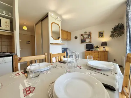 Studio cabine à 700m de Praz-Sur-Arly, navettes gratuites, parking, wifi et ménage inclus - Photo 7