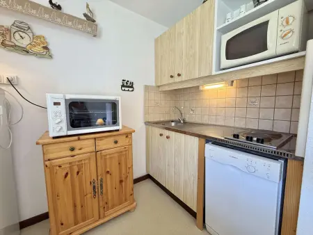 Studio cabine à 700m de Praz-Sur-Arly, navettes gratuites, parking, wifi et ménage inclus - Photo 9