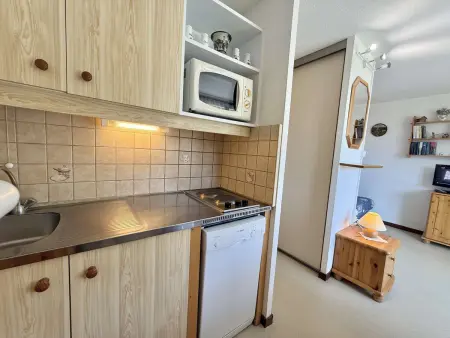Studio cabine à 700m de Praz-Sur-Arly, navettes gratuites, parking, wifi et ménage inclus - Photo 10