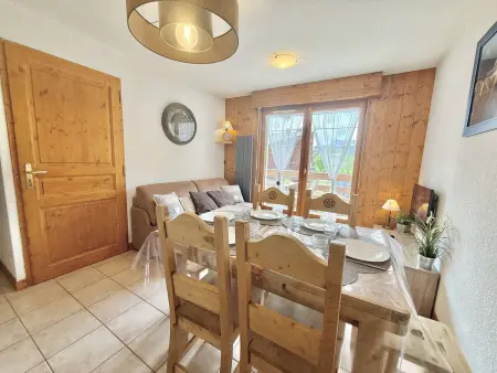 Appartement 2 pièces cabine à Praz-sur-Arly - 6 personnes avec parking - Photo 2