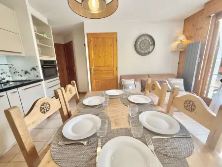 Appartement 2 pièces cabine à Praz-sur-Arly - 6 personnes avec parking - Photo 4