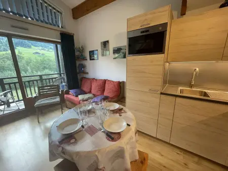 Appartement 2 pièces à Praz-sur-Arly - 5 personnes, proche des pistes, animaux acceptés, parking - Photo 4