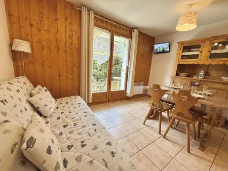 Charmant Studio Cabine à Praz-Sur-Arly, Ideal Pour 4 avec Parking, Proche Village et Remontées - Photo 1