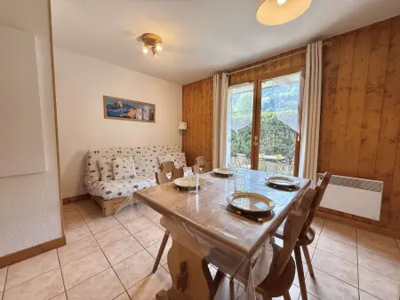 Charmant Studio Cabine à Praz-Sur-Arly, Ideal Pour 4 avec Parking, Proche Village et Remontées - Photo 3