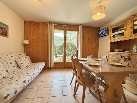 Charmant Studio Cabine à Praz-Sur-Arly, Ideal Pour 4 avec Parking, Proche Village et Remontées - Photo 6