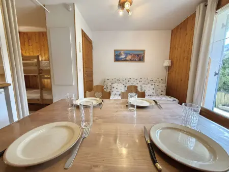 Charmant Studio Cabine à Praz-Sur-Arly, Ideal Pour 4 avec Parking, Proche Village et Remontées - Photo 7