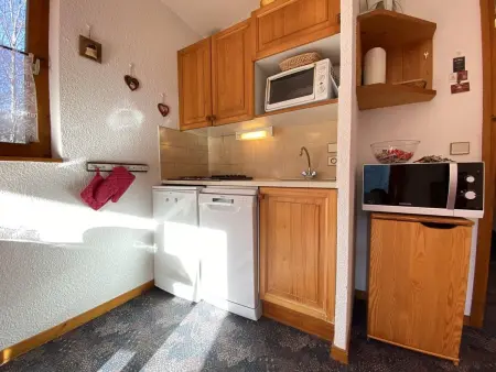 Studio cabine à Praz Sur Arly - Balcon, proche pistes et centre - 4 pers, parking, casier ski - Photo 3