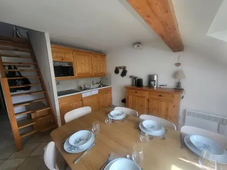Duplex 3 pièces 6 pers sous les toits avec balcon et garage - Montgenèvre - Photo 2