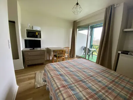 Studio confortable à Cambo, animaux acceptés, Wi-Fi, parking - Photo 3