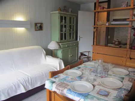 Studio avec balcon pour 5 pers. aux Contamines-Montjoie, parking inclus - Photo 1