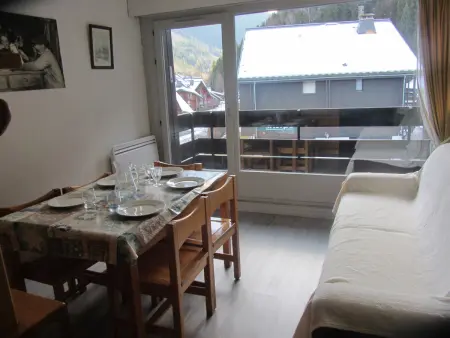 Studio avec balcon pour 5 pers. aux Contamines-Montjoie, parking inclus - Photo 2