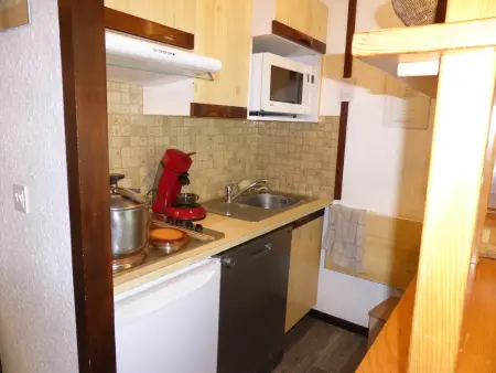 Studio avec balcon pour 5 pers. aux Contamines-Montjoie, parking inclus - Photo 4