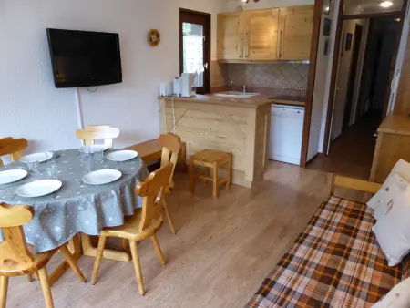 Appartement aux Contamines-Montjoie pour 6 pers. avec balcon, animaux admis - Photo 1