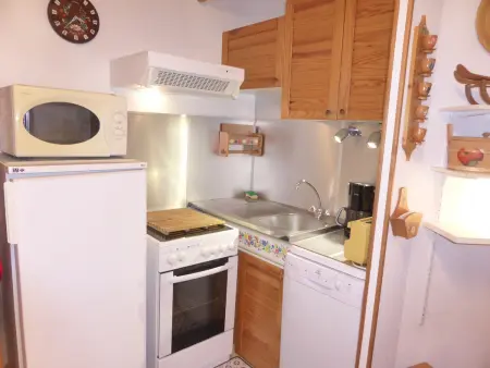 Studio cabine pour 6 personnes aux Contamines-Montjoie avec parking privé - Photo 2