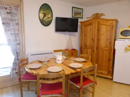 Studio cabine pour 6 personnes aux Contamines-Montjoie avec parking privé - Photo 10