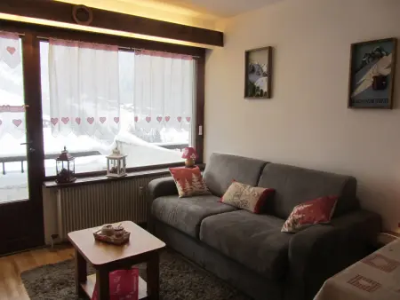 Studio pour 4 au cœur du village avec terrasse, Appartement 4 personnes à Les Contamines Montjoie - Photo 3