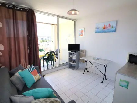 Studio cabine avec terrasse, à 550m de la plage et 100m des commerces, idéal 4 pers., animaux acceptés - Photo 7