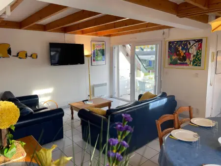 Carnac - Duplex T3 avec Piscine, 6 Couchages, Proche Plage - Photo 13
