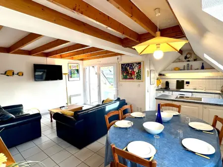 Carnac - Duplex T3 avec Piscine, 6 Couchages, Proche Plage - Photo 16
