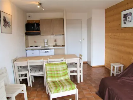 Charmant appartement 2 pièces + 2 coins nuit avec balcon au centre de La Clusaz, pour 4-6 personnes - Photo 1
