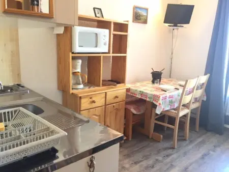 Studio calme pour 4 pers. à Risoul, proche pistes, animaux admis, parking gratuit - Photo 1